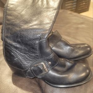 Nine west leather women's boots size 9